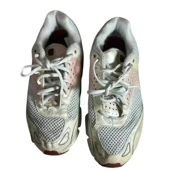 Nike Shox Women’s Size 9 Maroon Peach Beige Running Shoes - Picture 3 of 10